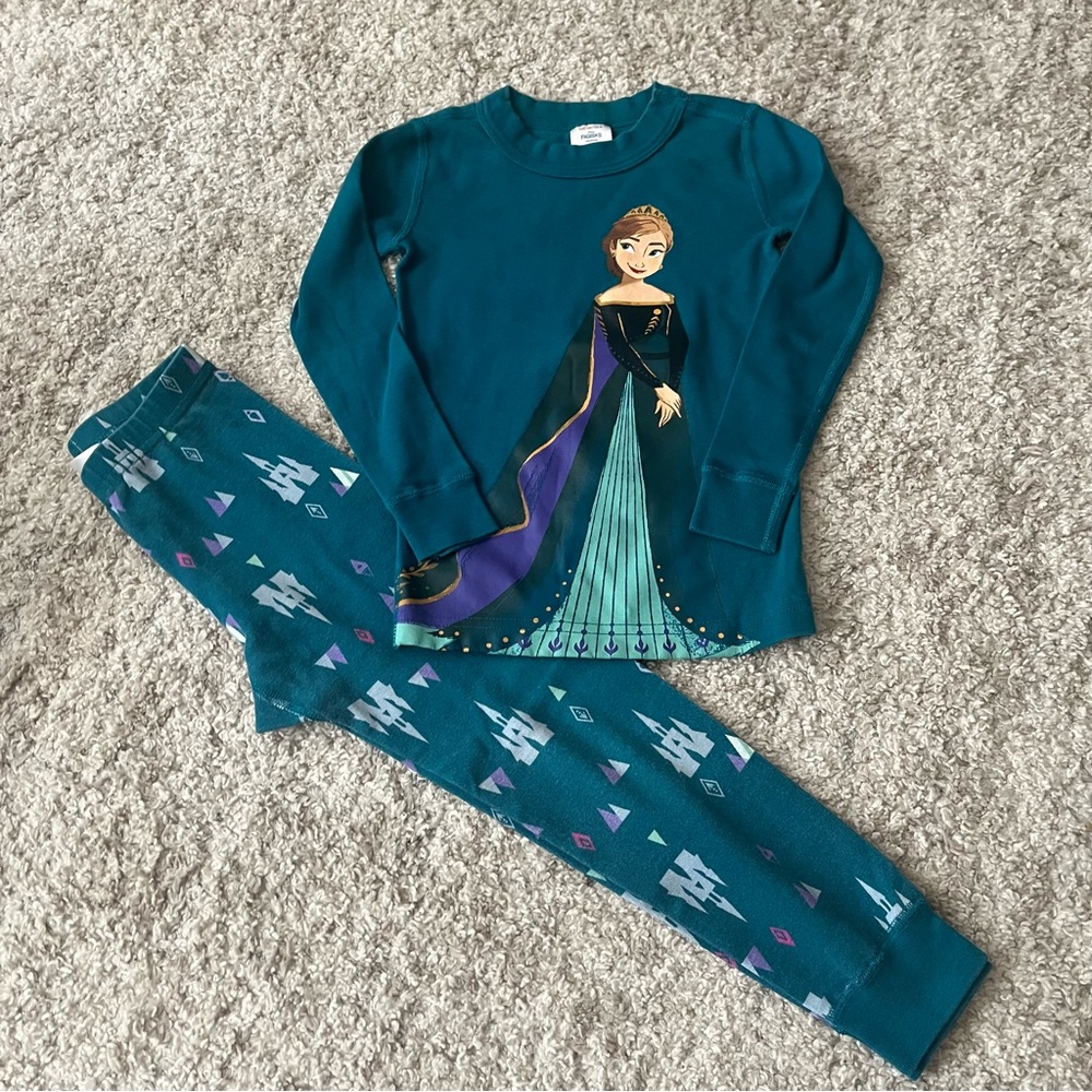 Hannah Andersson Disney Frozen II Teal Top